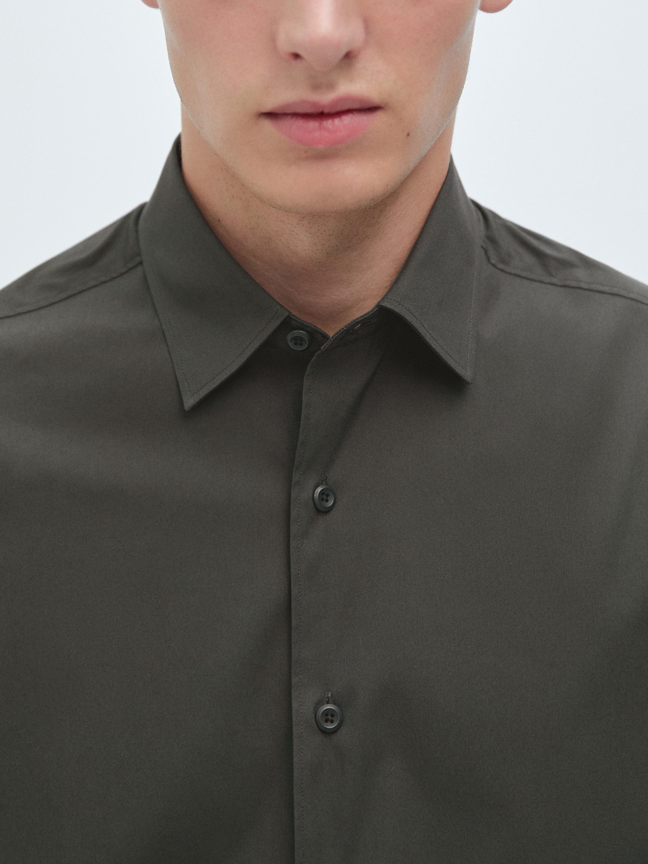 Slim fit stretch shirt